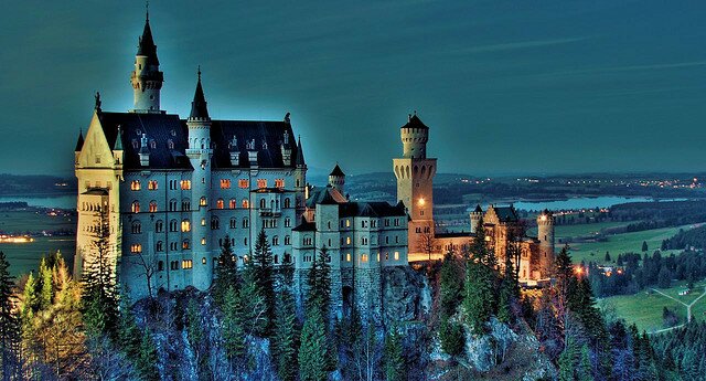 Красивый замок Германии